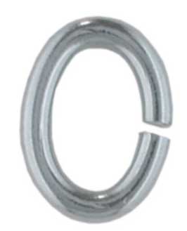 Jump rings oval silver Jump rings oval silver