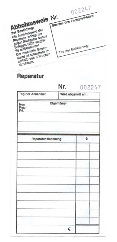 Buste per riparazioni 185,00 X 95,00 MM