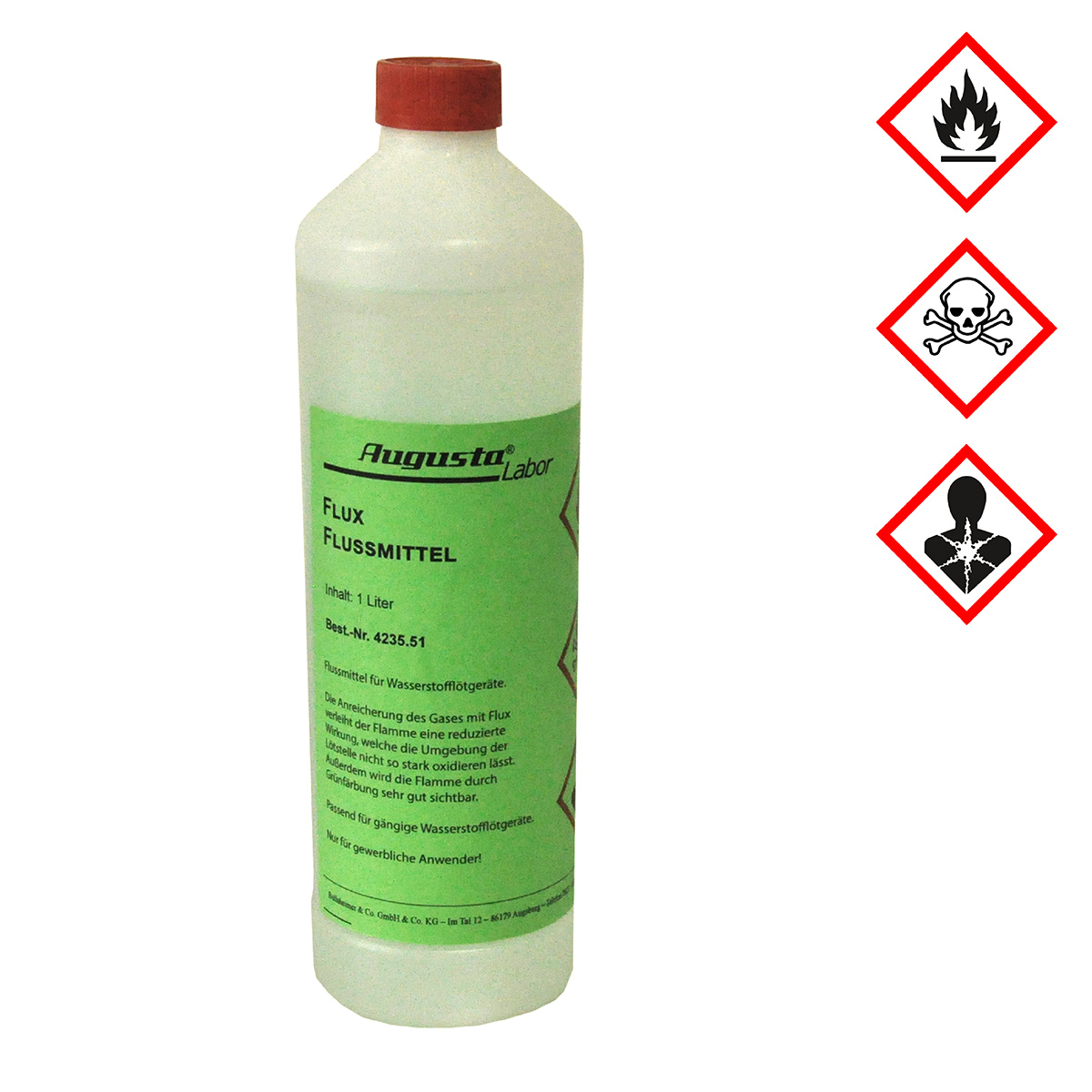 Flusso disossidante per saldatrici ossidriche