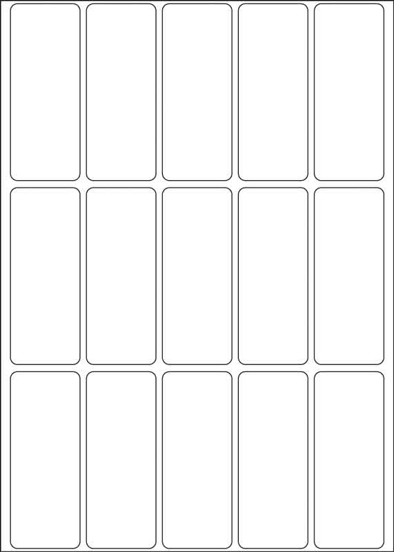 Adhesive labels white