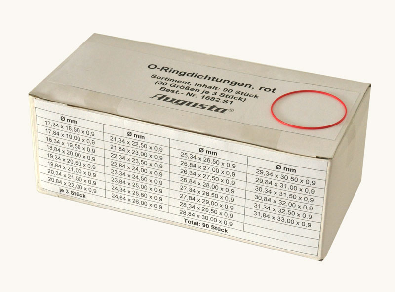 Assortment o-ring gaskets sansfil