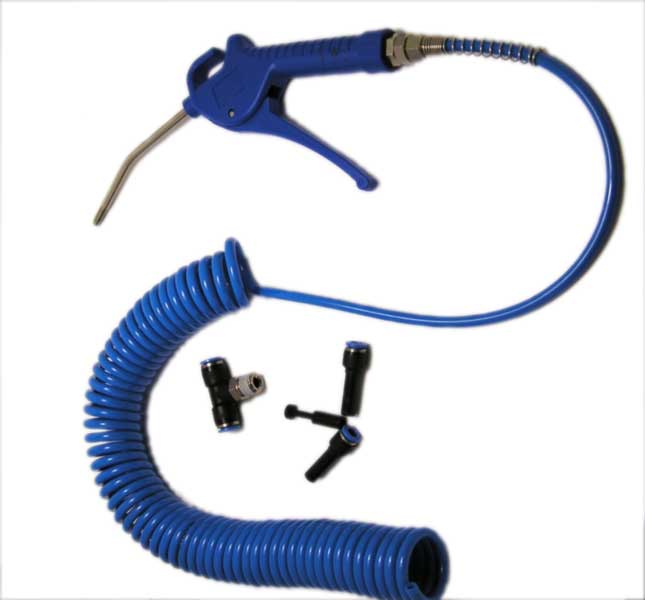 PISTOLA AD ARIA COMPRESSA CON TUBO A SPIRALE