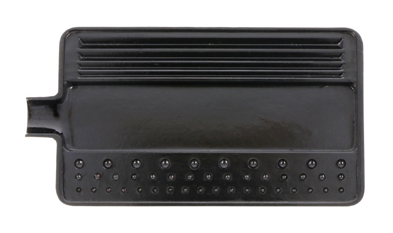 Vassoio grande nero per selezione perle e pietre