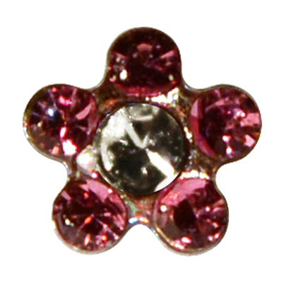 System 75 Kids line ear studs, white