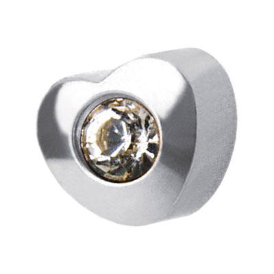 Medico ear studs, white