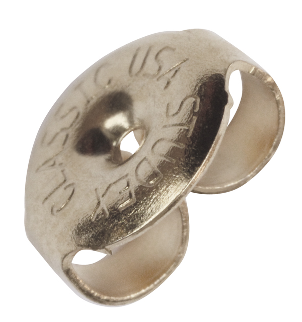 Ohrmuttern Titan Champagner