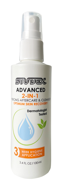 STUDEX ADVANCED Spray cosmetico per lobi forati, 100 ml