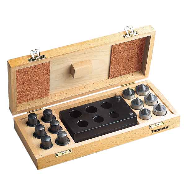 Punching, centering and forming tool