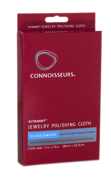 Connoisseurs UltraSoft® polishing cloth for silver
