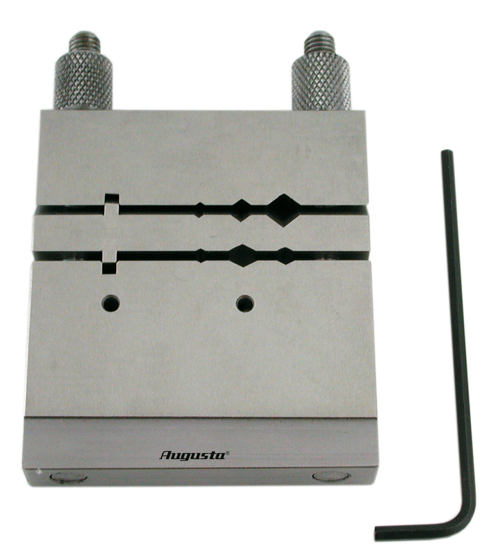 Hinge holder for cutting and filing file hinges