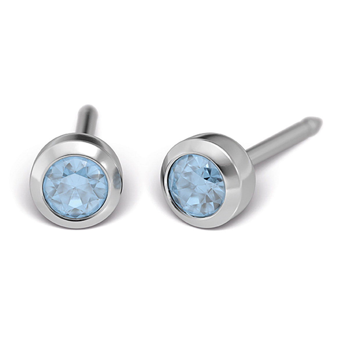 System 75 ear studs, white
