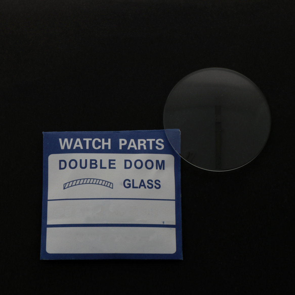 Vetri minerali rotondi, bombati