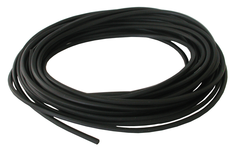 FILO NERO TONDO DI CAUCCIÙ SINTETICO 5 MM