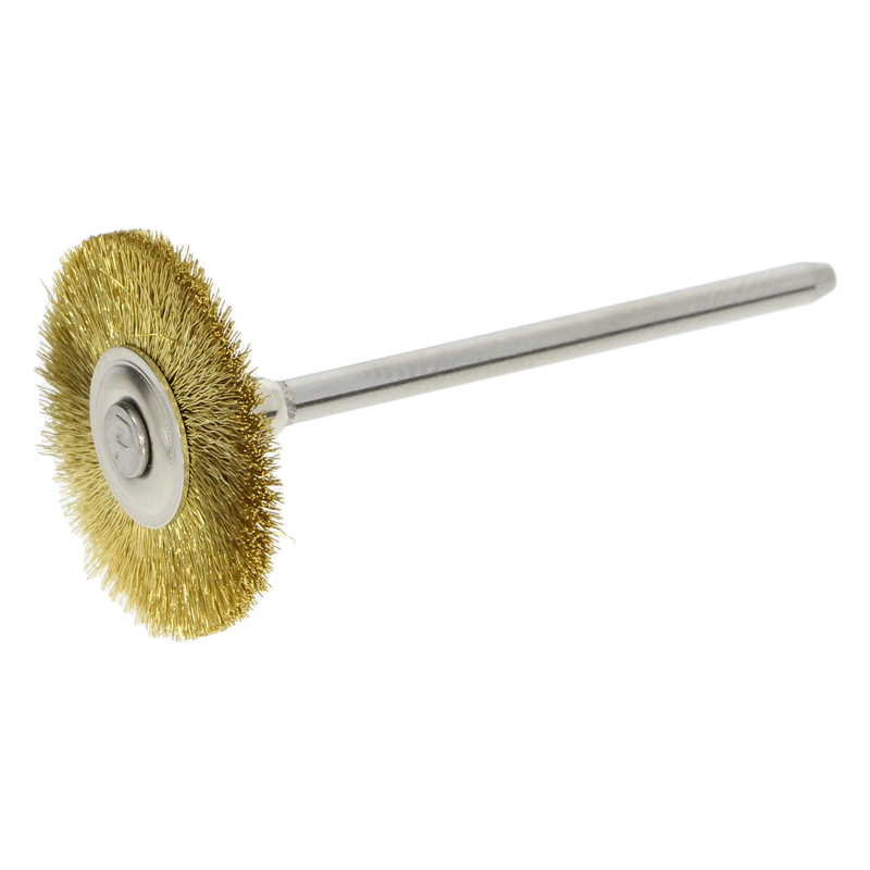 Polirapid circular wheel - brass wire