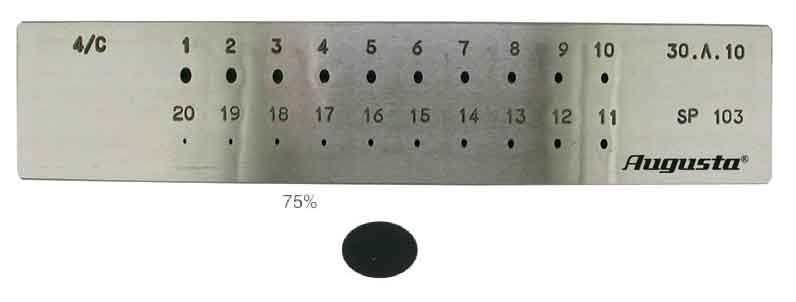 Drawplate oval Ø 6.0 - 3.0 mm