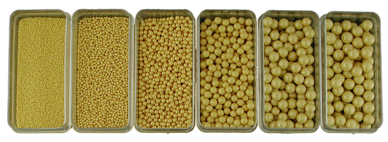 Assortimento sfere di ceramica Media gold