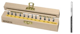 Bergeon assortment pivot drills