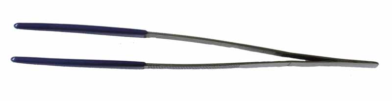 Tweezer with PVC-coated tips