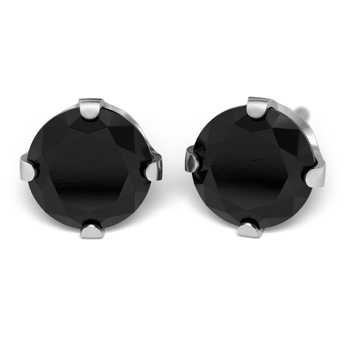 System 75 ear studs, white