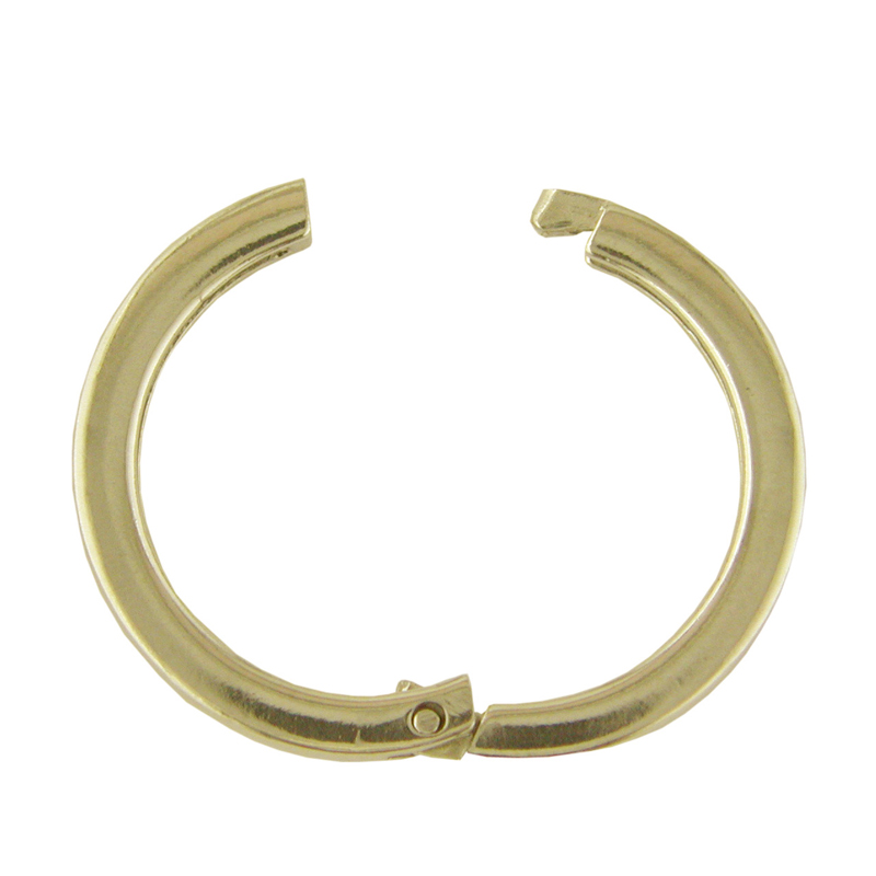 Chain clips large, round, plain, silver gold plated Chain clips large, round, plain, silver gold plated