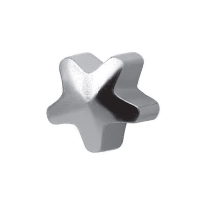 Medico ear studs, white