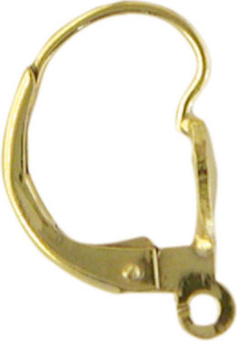 Brisuren mit Faconteil, Weißgold 585