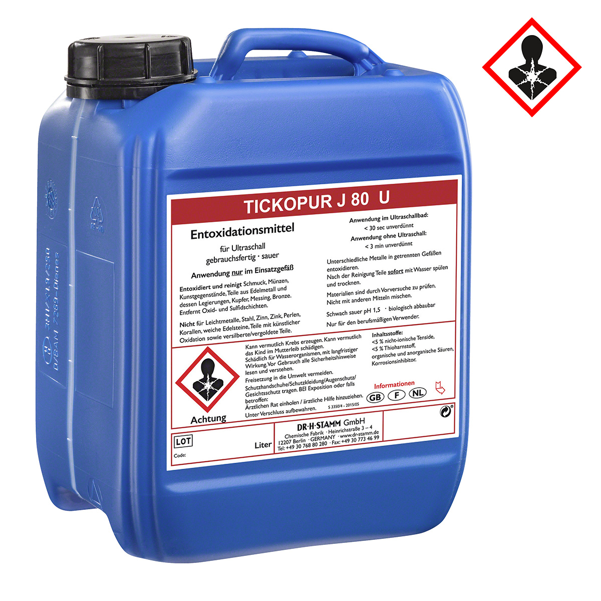 Deoxidising solution Tickopur J 80 U