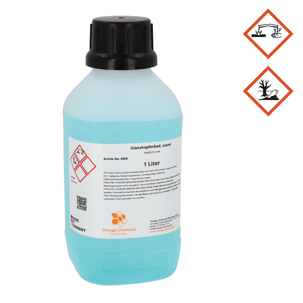 Ora bright copper bath