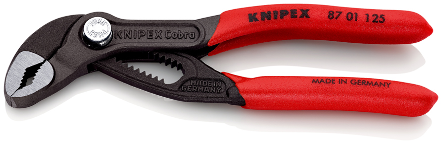 8701.125 KNIPEX COBRA® pinza regolabile per tubi e dadi, 125 mm