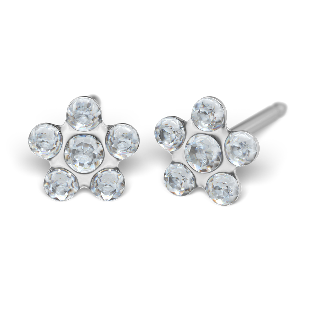 System 75 ear studs, white