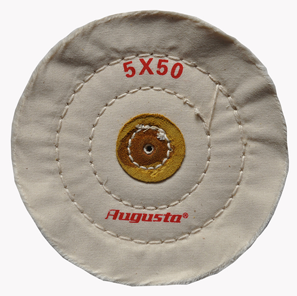 Buff Muslin white Ø 120 mm