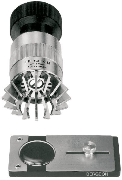 Bergeon universal glass remover for round crystal glasses