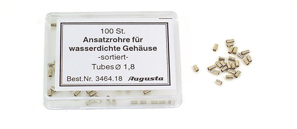 Assortimento di tubi per corone impermeabili, tubo 1,8 mm