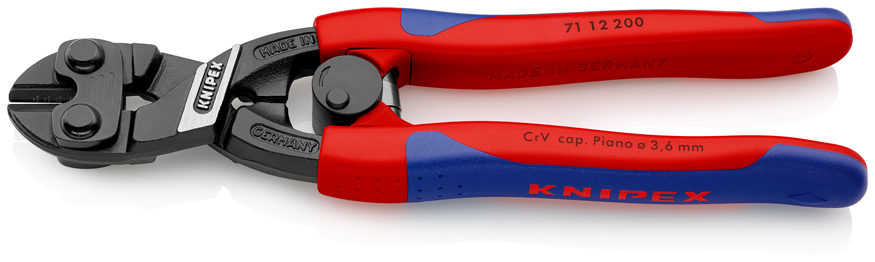 KNIPEX CoBolt® - tronchese a doppia leva 200 mm con molla di apertura