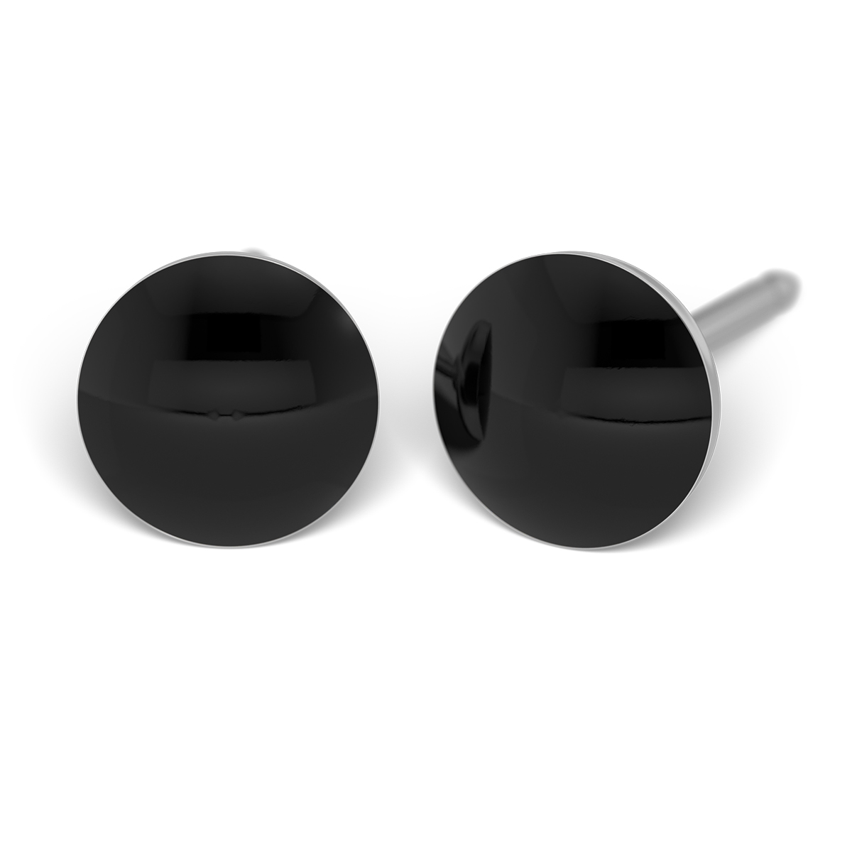 System 75 ear studs, white