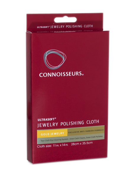 Connoisseurs UltraSoft® polishing cloth for gold