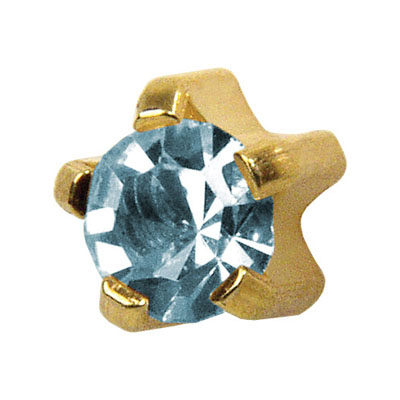 Medico ear studs, yellow