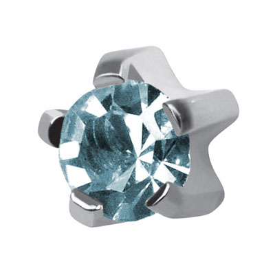 Medico ear studs, white