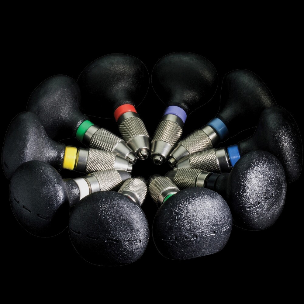 Set di 10 mandrini JURA - rotondi e mezzotondi Set di 10 mandrini JURA - rotondi e mezzotondi