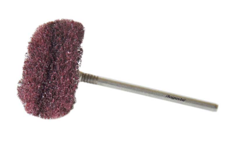 Spazzolino a lamelle Ø 24 x 10 mm montato