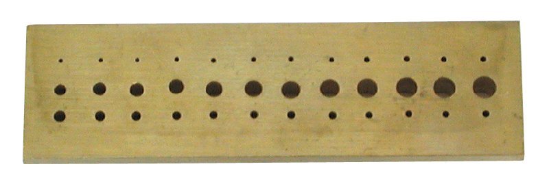 Riveting stake brass