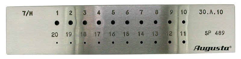 Drawplate octagonal Ø 6.0 - 3.0 mm