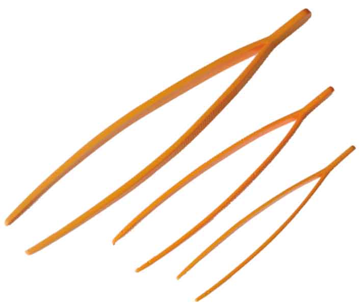 Assortment tweezers plastic