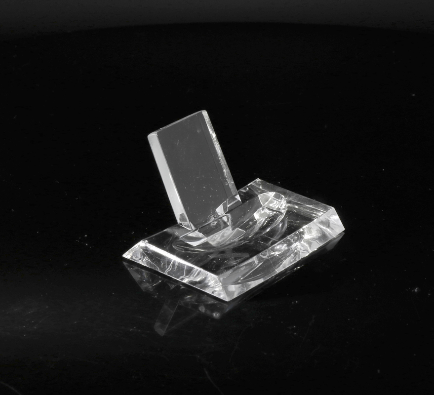 Taschenuhrständer transparent