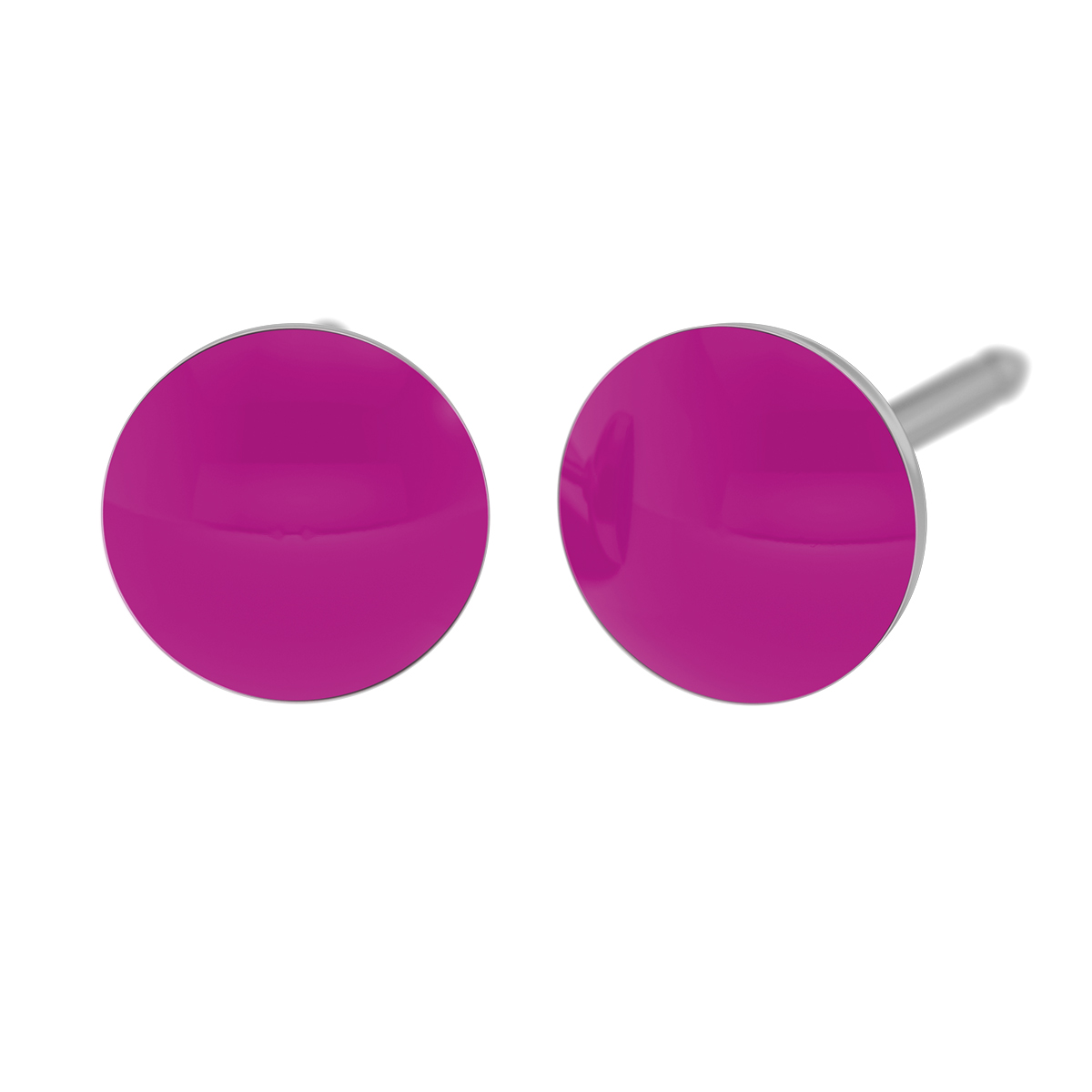 System 75 ear studs, white