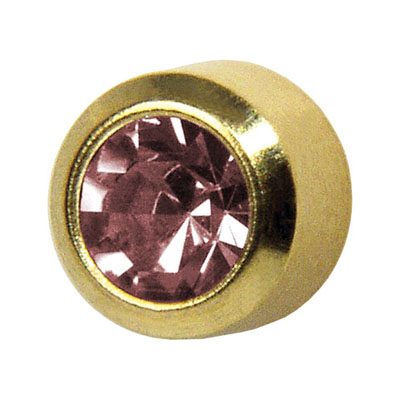 Medico ear studs, yellow