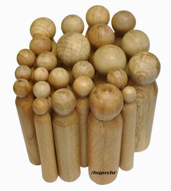 Set di imbottitoi in legno