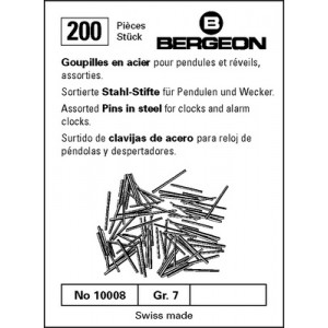 Bergeon pins for alarm clocks, steel