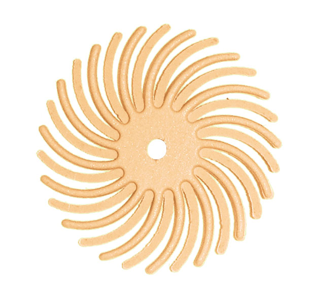 Dedeco Sunburst disc Ø 22 mm orange