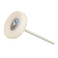 Polierschwabbel Filz Ø 22 mm, 15 Stück